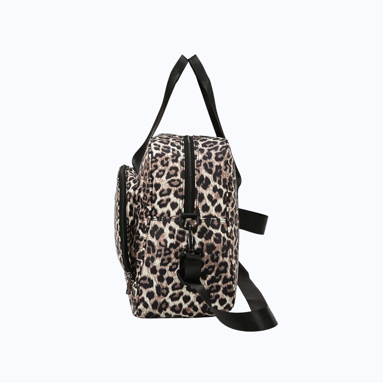 Leopard Print Travel Duffle Bag