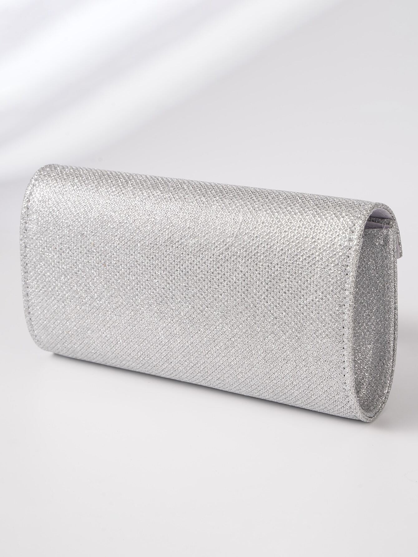 Daily Clutch Wedding Party Bling Metal Chain