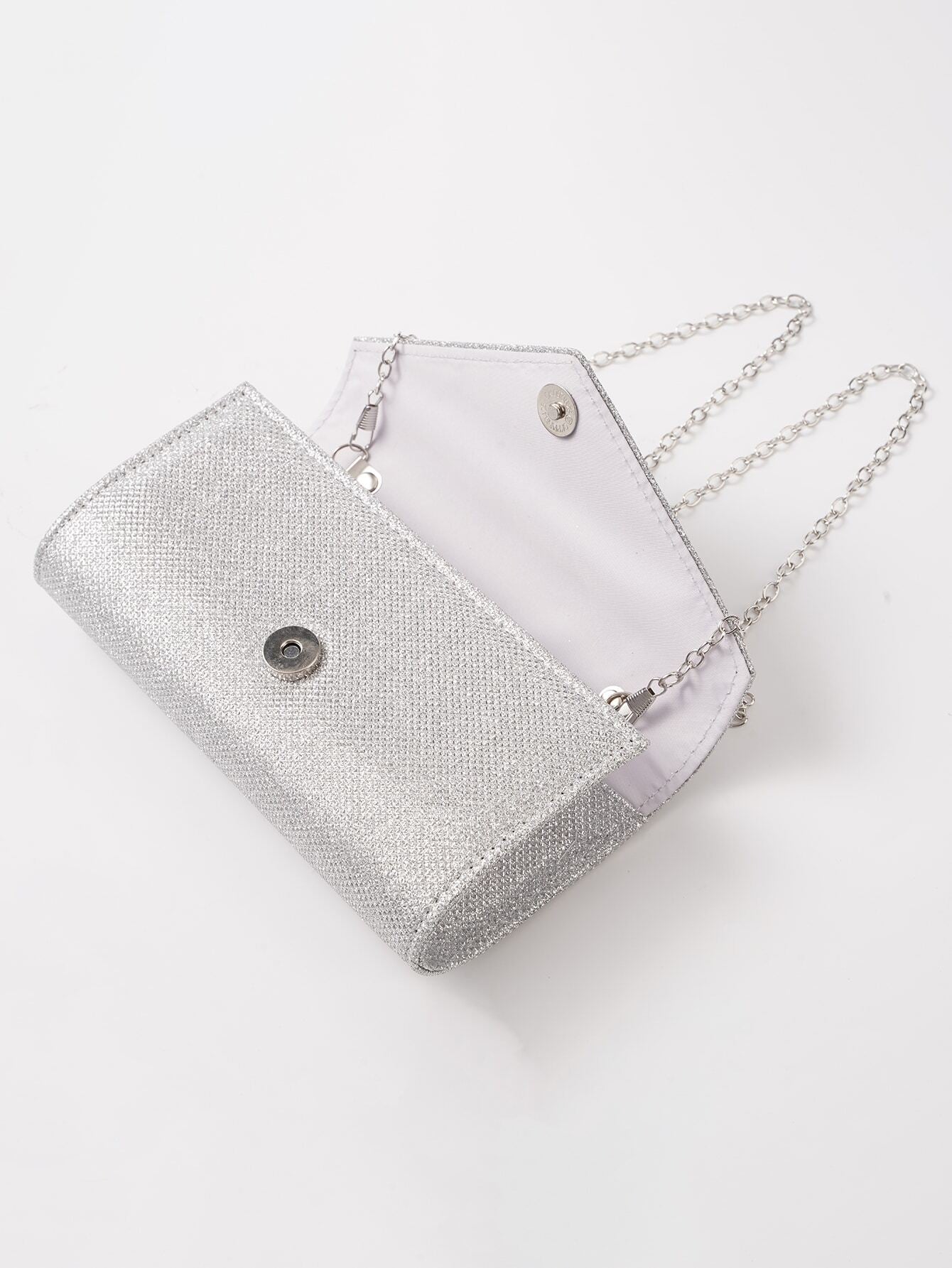 Daily Clutch Wedding Party Bling Metal Chain