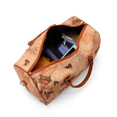 Vintage PU Leather Travel Duffle Bag