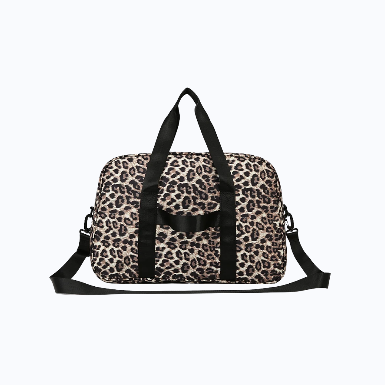 Leopard Print Travel Duffle Bag